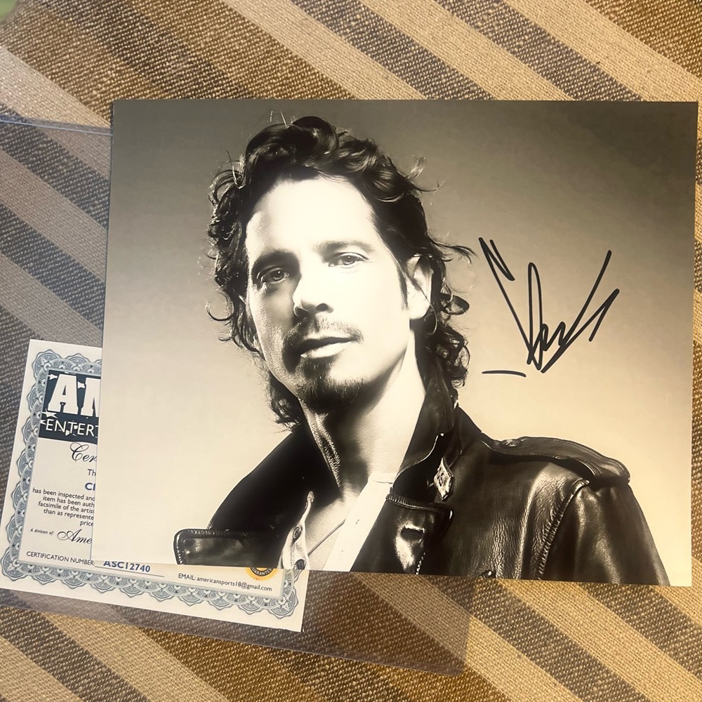 CHRIS CORNELL authenticated signed autographed 8x10 photo